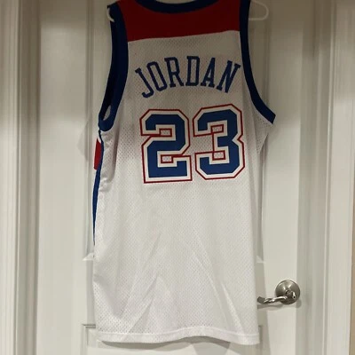 Michael Jordan Washington Bullets Nike Jersey Sewn On Numbers Size XL Length +2 - Image 1 of 4
