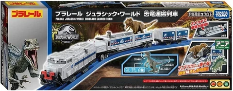 TAKARA TOMY Plarail Jurassic World Dinosaur Carrier Train JAPAN Toy New Cover