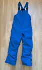 Lands End Snow Pants Kids Insulated Snow Ski Bib Squall Overall 12 Blue