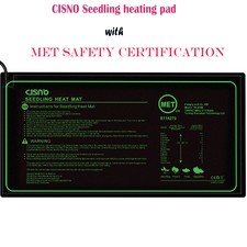 Seeding Heat Mat Seed Starter Plant Pad Germination Propagation Clone