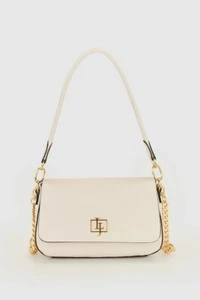LAURA JONES Shoulder Bag Bone - Picture 1 of 3