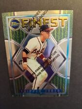 1995 Topps Finest Chipper Jones With Protective Coating #221