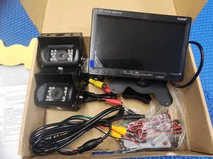 PODOFO Sistema Telecamera Posteriore/Back Up e Anteriore NUOVO per Auto SUV Camion - Foto 1 di 3