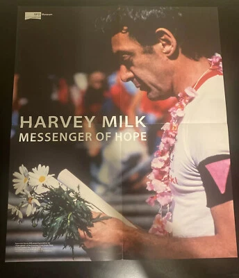Harvey Milk Poster & Catalog “Messenger Of Hope” San Francisco Gay Pride LGBTQ