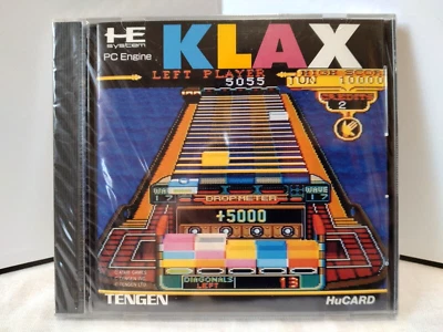 NEW "klax" NEC TurboGrafx-16 (PC Engine) Game Japan - Image 1 of 4