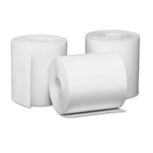Genpak Single-ply Thermal Paper Rolls 3 1/8" X 230 FT White 50/carton Unv35763
