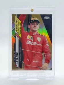 Topps 2020 cromo ormula 1 Charles Leclerc F1 DOD dorado refractor/50 163 - Imagen 1 de 6