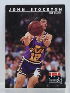 John Stockton USA JAZZ Basketball Card - Bild 1 von 2