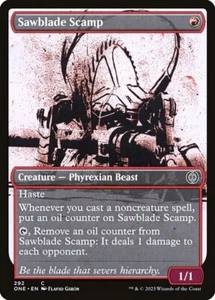 Sawblade Scamp x4 Escaparate LÁMINA Firexia: Todo Será Uno Casi Nuevo Magic The Gathering - Imagen 1 de 1