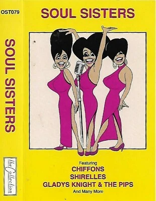 various Soul Sisters CASSETTE ALBUM SOUL Chiffons Shirelles Mary Wells Doo Wop  - Image 1 of 4