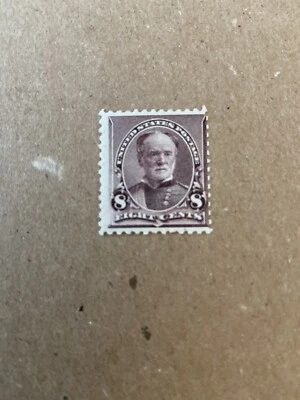 US Stamp Scott #225 8c Sherman...MNH - SCV $150 - Image 1 of 2