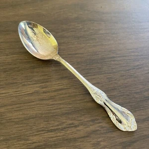 Teaspoon 1847 Rogers Wild Rose Sharon silverplate ep brass International Spoon - Picture 1 of 2