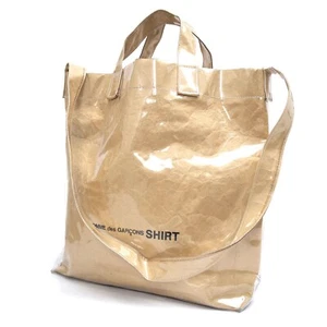 Comme des Garcons Shirt Paper PVC Shoulder Bag Vintage - Picture 1 of 11