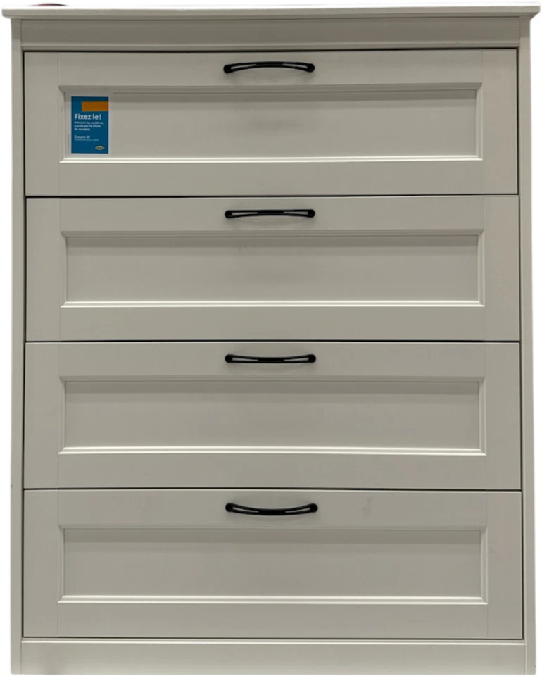 New IKEA SONGESAND 4-Drawer Chest White 82x103 cm (32 ¼x40 ½ ") 705.728.35 — 第 1/1 张图片