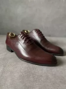 Brett&Sons Echtleder Oxford Gr. 11 US, 10 UK EUR 44, in gutem Zustand. - Bild 1 von 7