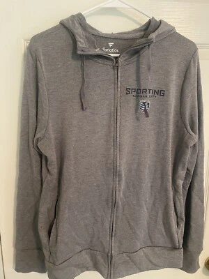 New Without Tags Fanatics Brand Womens Sporting Kansas City Sweatshirt Size Med - Image 1 of 4