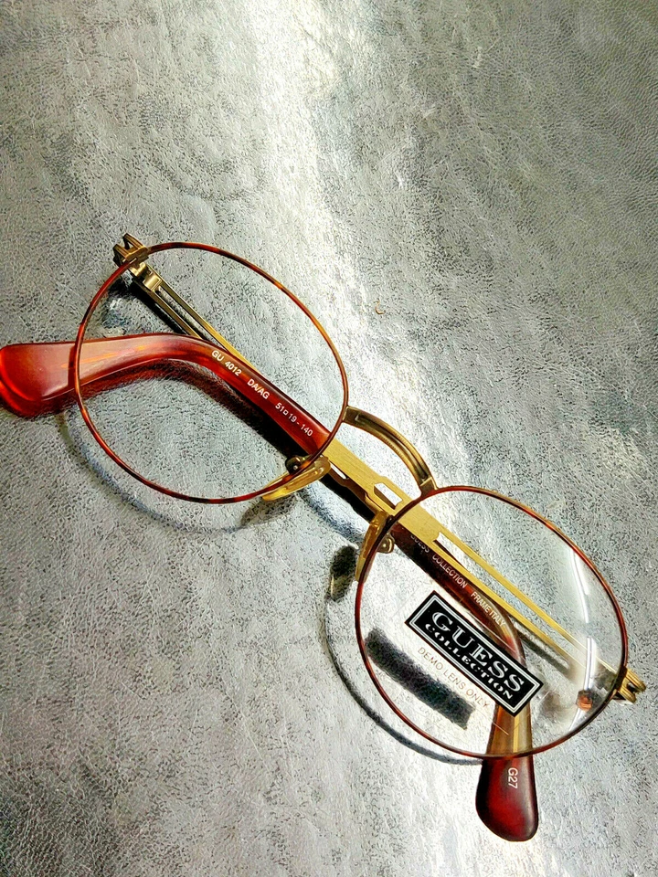 GUESS Vintage Eyeglasses Frame GU 4012 DA/AG 51 19 140 Italy Bronze color - Image 1 of 4