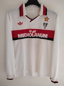 AC MILAN 1991-1992 away Mediolanum camiseta shirt trikot maillot maglia M - Picture 1 of 5