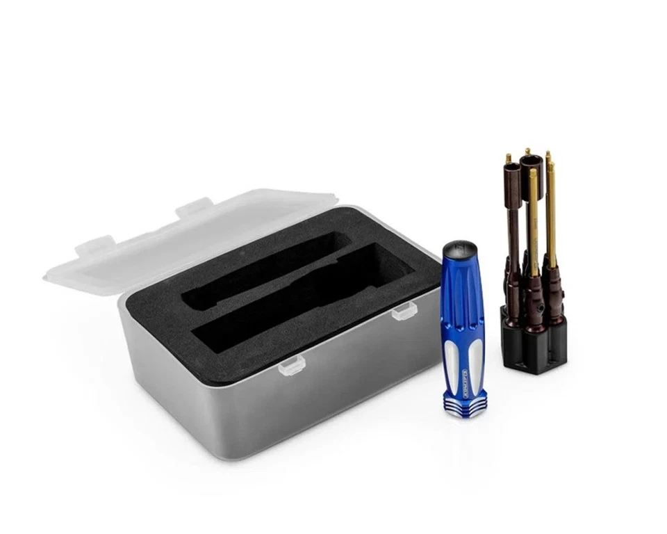 JCO2457 (AZUL) JConcepts - Juego de controladores hexagonales de 1/4", 7 piezas Foto 1 de 1