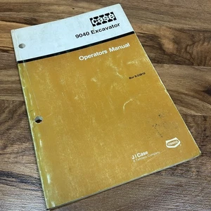 ORIGINAL Case 9040 Excavator Operators Manual Owners Maintenance - Picture 1 of 8