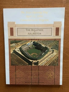 The Ballpark In Arlington Opening Day Commemorative Program - Picture 1 of 3