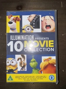 Illumination 10-Movie Collection DVD - New Sealed - Sing Minions Dr Seuss Pets - Imagen 1 de 2