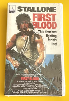FIRST BLOOD  VHS THORN CLAMSHELL RAMBO - Image 1 of 4