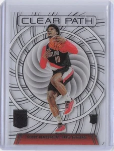 2023-24 Donruss Elite Scoot Henderson Clear Path #5 Rookie - Foto 1 di 2