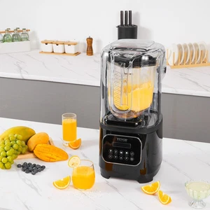 VEVOR 68Oz Licuadora con Escudo Acero Inoxidable Trituradora de Hielo Batidora 9 Velocidades - Imagen 1 de 7