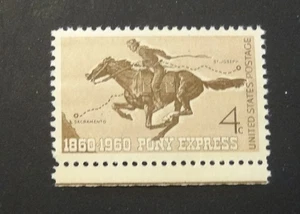 USA #1154 4¢ Pony Express, MNH/OG - 1960 (760) - Bild 1 von 2