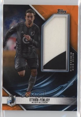 2019 Topps MLS Jumbo Relics Orange /25 Ethan Finlay #JR-EF - Image 1 of 2