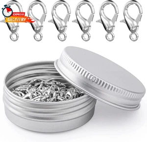 100PCS Lobster Clasps, Metal Alloy Small Lobster Claw Clasps, Weico Lobster Clip - Picture 1 of 12