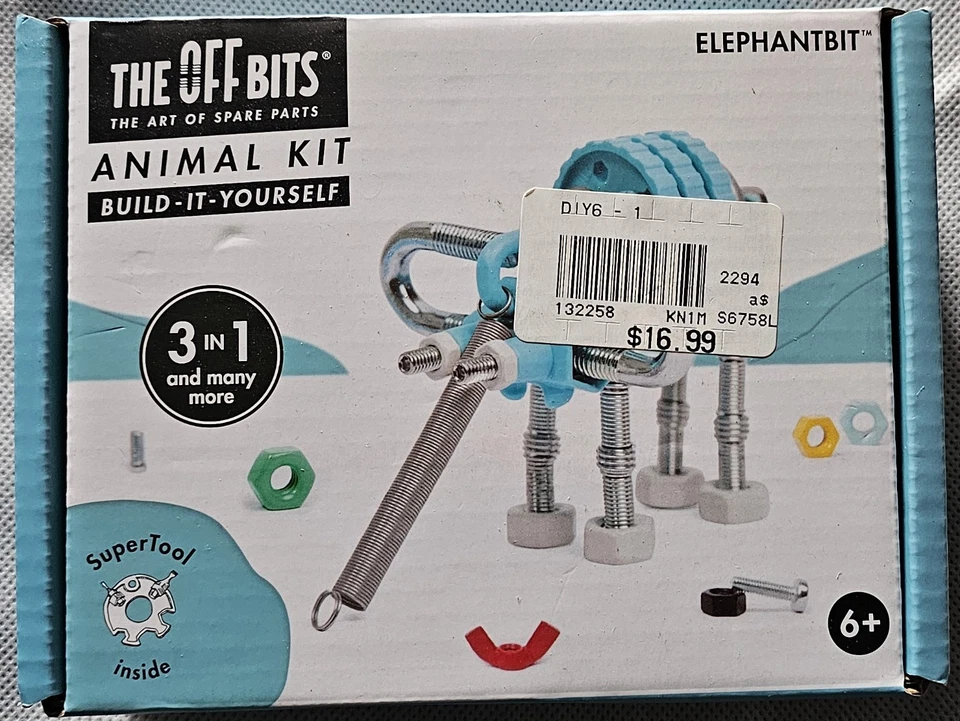 The OFFBITS Animal Kit ElephantBit 3 in 1 Build It Yourself New In Box STEM - Image 1 of 4