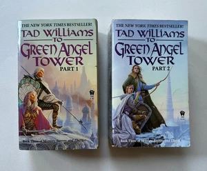 TAD WILLIAMS To Green Angel Tower Part 1 & 2 | 1994 Mass Market Paperback LOT - Bild 1 von 17