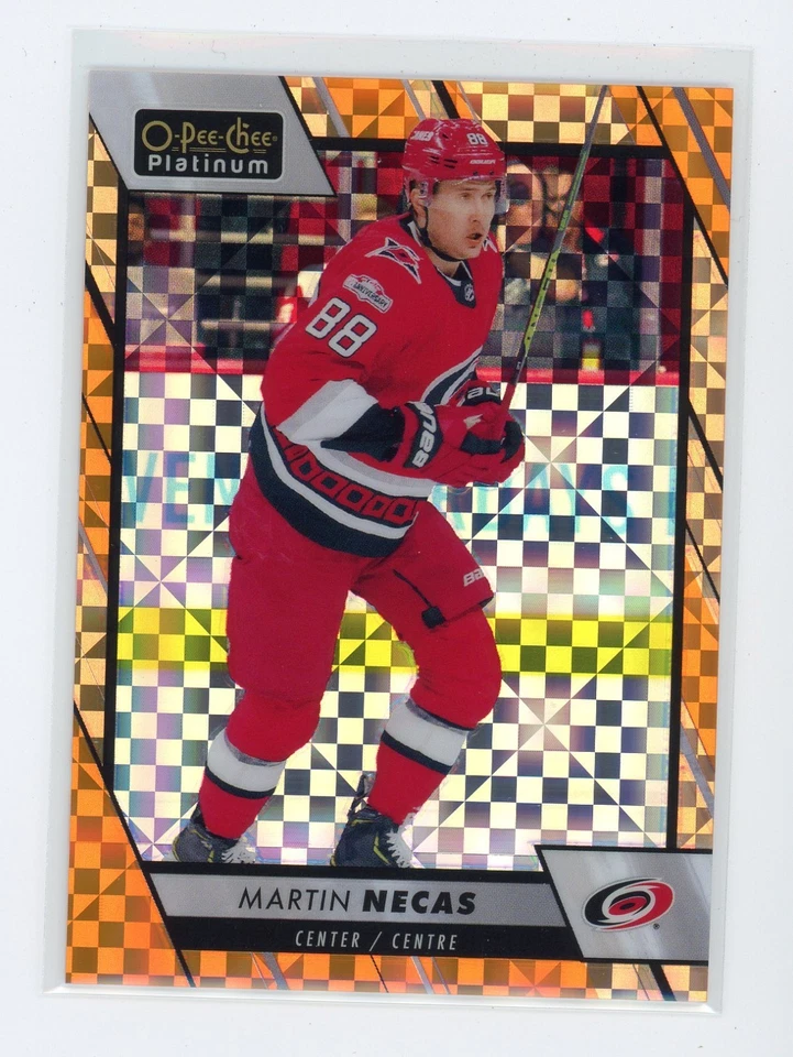 2023-24 O-Pee-Chee Platinum #118 Orange Checkers /25 Martin Necas - Image 1 of 1
