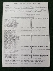 Donegal Sinn Fein Irish Republican Prisoners In English Goals Old Document. - Picture 1 of 2