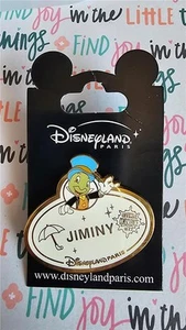 DLRP DLP Disney Namensschild Serie - Jiminy Cricket aus Pinocchio Pin #75440 - Bild 1 von 1