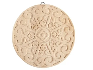 CousinDIY Paintable Wood Medallian 8"x8"-Scrollwork - 20327659 - Bild 1 von 3