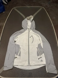 Eddie Bauer First Ascent Whittaker Jacket Women's M White Hooded Waterproof - Picture 1 of 8