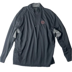 Texas A&M 2XL Pullover Sportivo Manica Lunga Nero - Foto 1 di 6