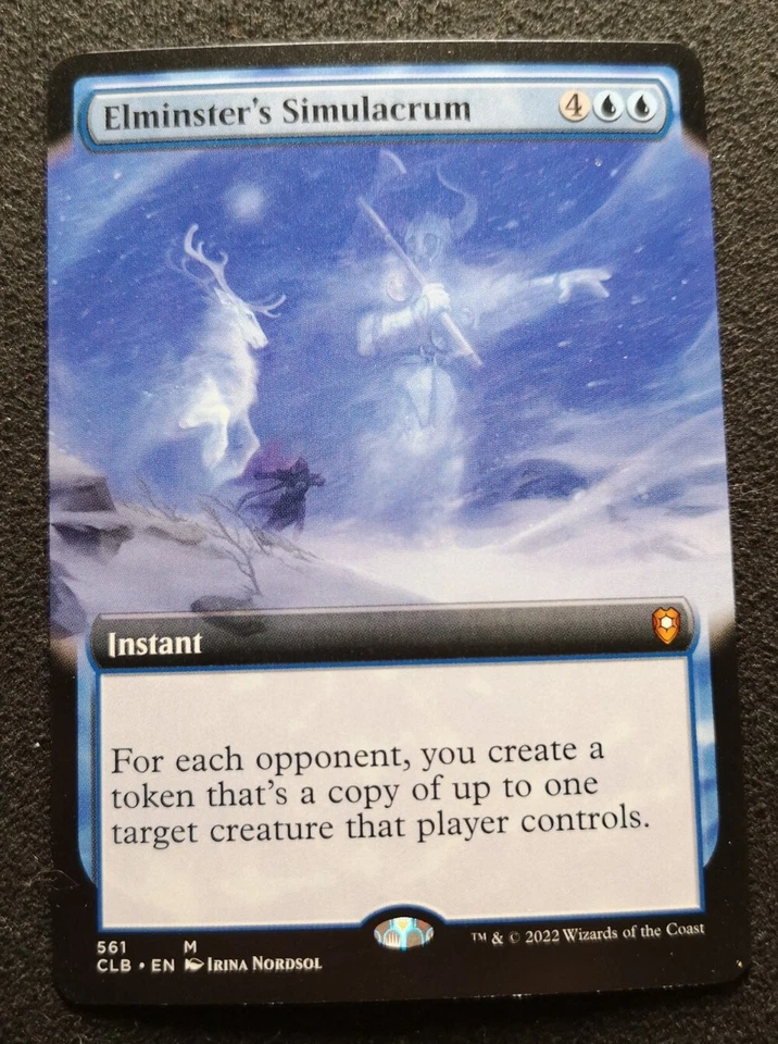 Elminster's Simulacrum - Extended Art - CLB - MTG - NM - EN - 561 - Image 1 of 1