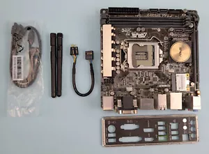 ASUS Z97I-PLUS Mini-ITX Motherboard Intel Z97 DDR3 LGA 1150, IO Shield, WIFI, ++ - Picture 1 of 6