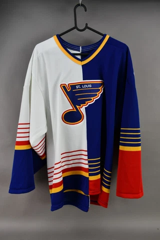 Vintage St. Louis Blues CCM Hockey Jersey NHL Retro Dual Colors Size L Cover