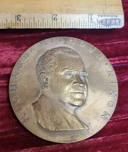 Medallón conmemorativo inaugural oficial Richard M. Nixon 20 de enero 1969 MEDALLA - Imagen 1 de 9