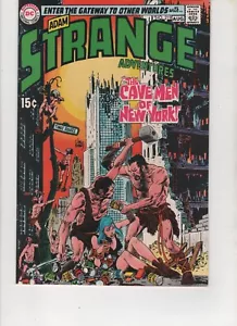 Strange Adventures #219, Great Kubert Cover, Cavemen in NYC, VF+ 8.5, 1969 - Picture 1 of 2