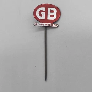 Vintage GB Genuine Motoroil Silver Tone Advertising Stick Pin - Picture 1 of 4