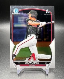 2023 1st Bowman Chrome DRUW JONES #BCP-25 Arizona Diamondbacks Top Prospect - Picture 1 of 2