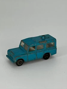 Matchbox Land Rover Safari Series No. 12 BLUE Made in England By Lesney NO Rack  - Picture 1 of 6