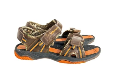 Realtree Fishing Boys Shoes Sz 4M Starfish Brown Orange Camo Sandals Water Shoes - Image 1 of 4