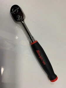 New 1/4" Drive Dual Technology Soft Grip Long Handle Ratchet - (Orange) - THL72 - Picture 1 of 2